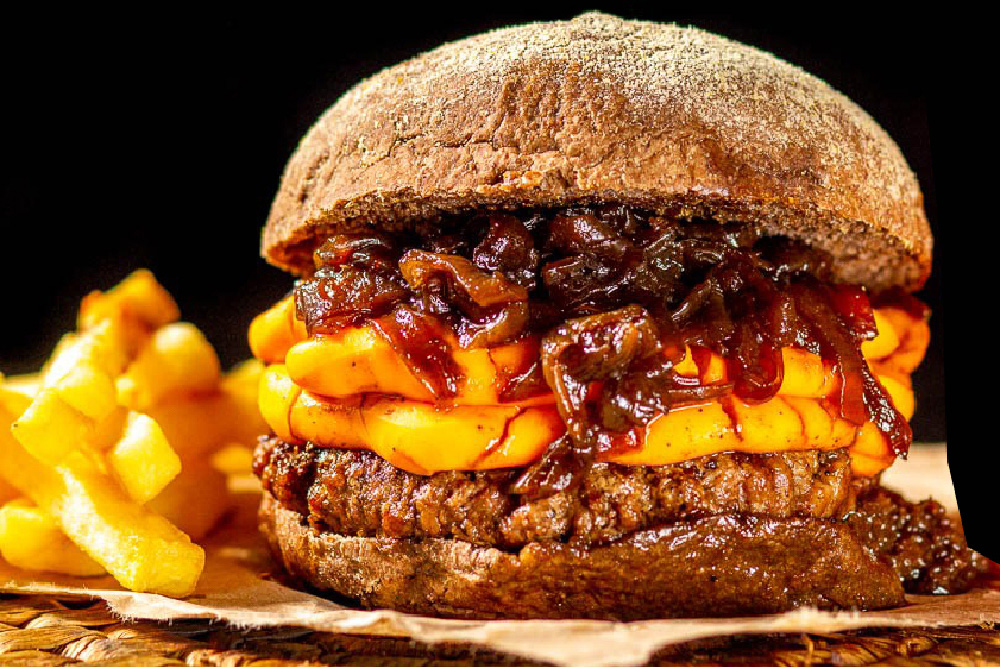 Combo de Hambúrguer para lanche em casa - Burger de Brisket